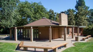 Front lodge close up